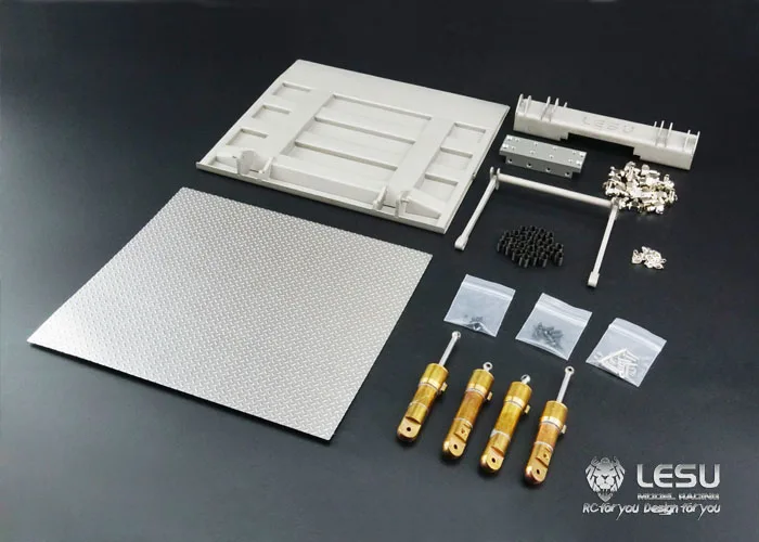 LESU металлическая гидравлическая Хвостовая пластина подъемная доска вагон для 1/14
