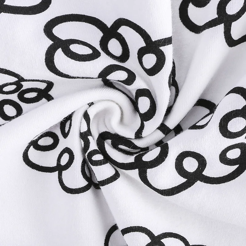 2019 новый комплект одежды для малышей одежда маленьких девочек Футболка с принтом