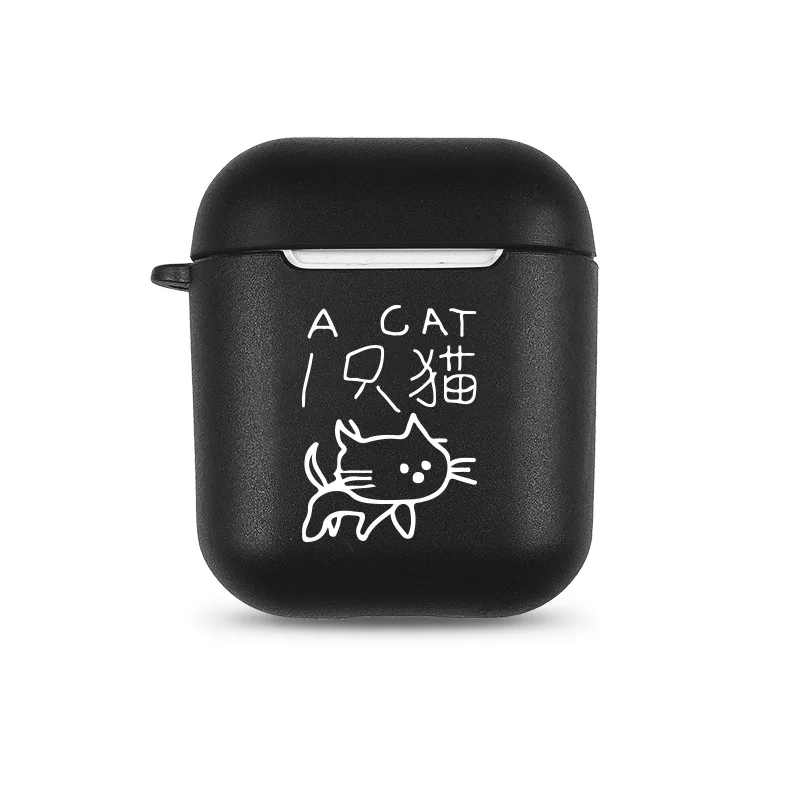 x Чехол для наушников с рисунком единорога для Apple Airpods 1, беспроводные наушники с Bluetooth для Airpods 2, Розовый матовый чехол - Цвет: x