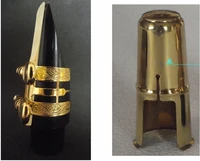 top grade alto saxophone mouthpiece and engraving ligature metal cap