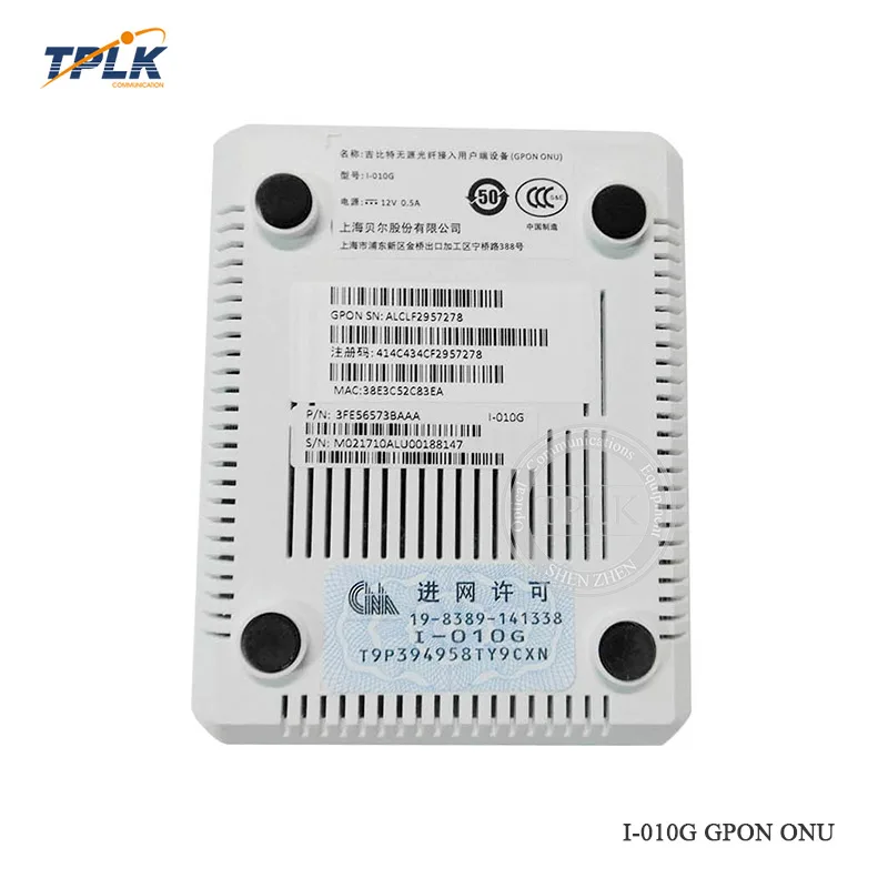 Secondhand I 010G GPON ONU ONT Alcatel Lucent Bell оптический сетевой терминал FTTH английская версия с