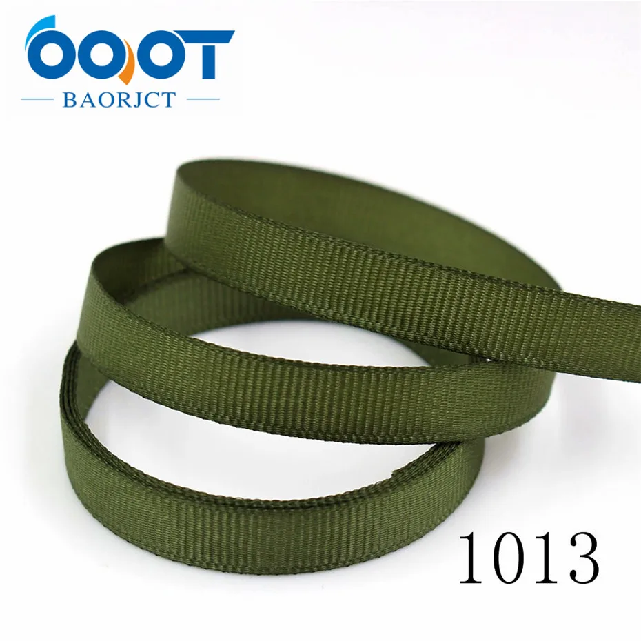 OOOT BAORJCT 181010 10 ярдов/партия, 125 цветов s можно выбрать 10 мм одноцветные корсажные ленты, Подарочная упаковка DIY материалы ручной работы - Цвет: 1013