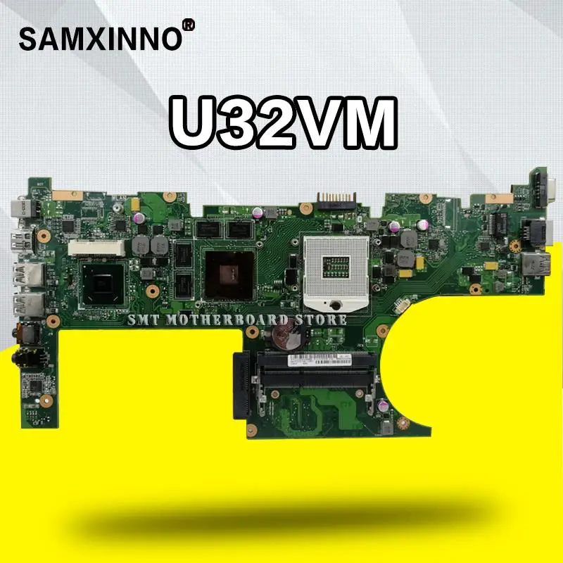 Материнская плата для ноутбука U32VM HM65 PGA989 2 Гб Видео U32V U32 тестовая материнская