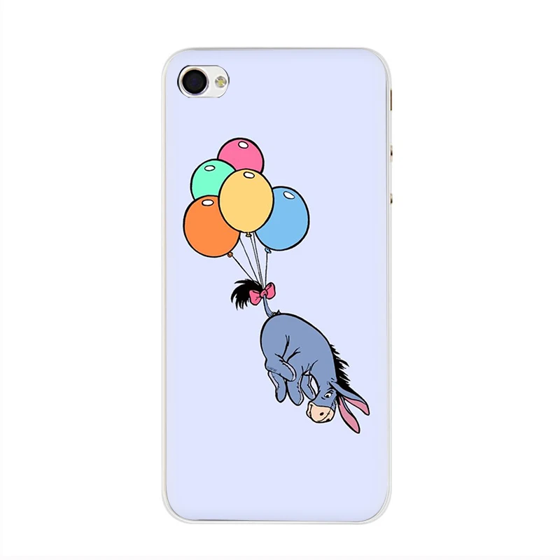 H10 Жесткий чехол для телефона Eeyore Donkey для iPhone 5 5S 5C SE 6 6s 7 8 plus X XR XS 11 Pro Max - Цвет: H10