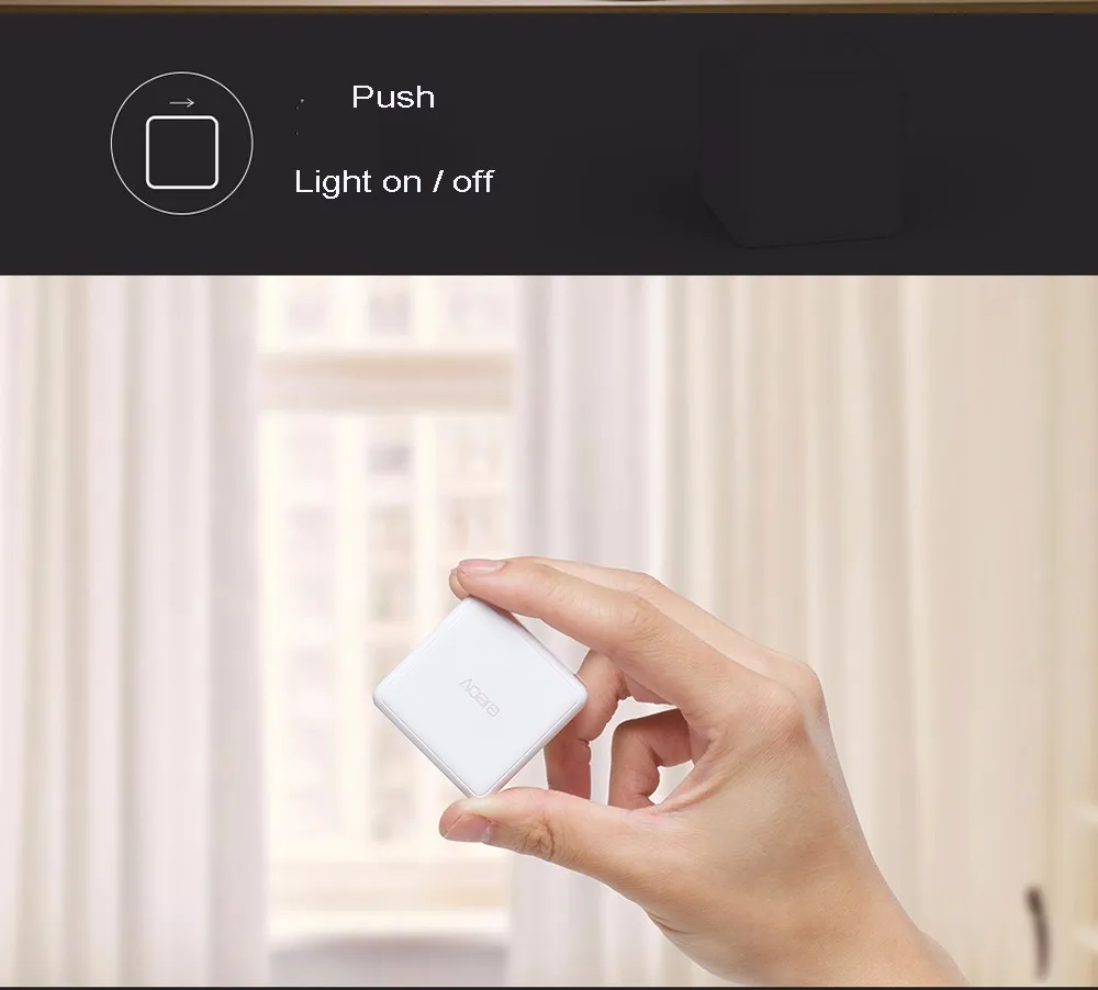 Новый Xiaomi Aqara Magic Cube контроллер Zigbee версия управляется шестью мерами для умного