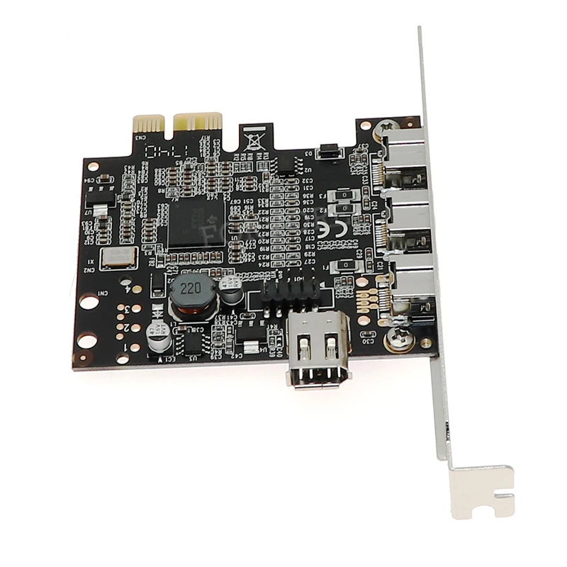 Для смартфона с 3 портами 1394B + 6 Pin 1394A карта pci e внешний Firewire 800 400 IEEE 1394b разъемом PCI