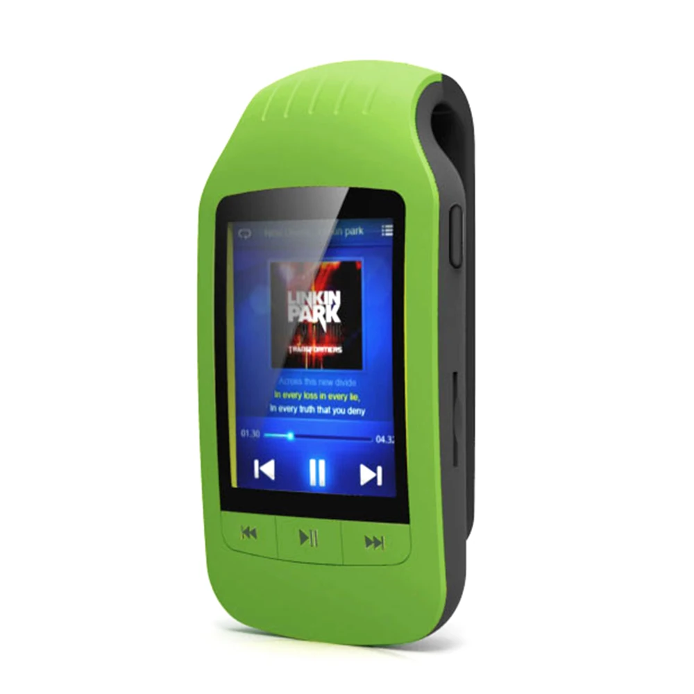 Портативный Bluetooth mp4 плеер с прищепкой 8 ГБ спортивный Pedo Meter FM Радио Видео