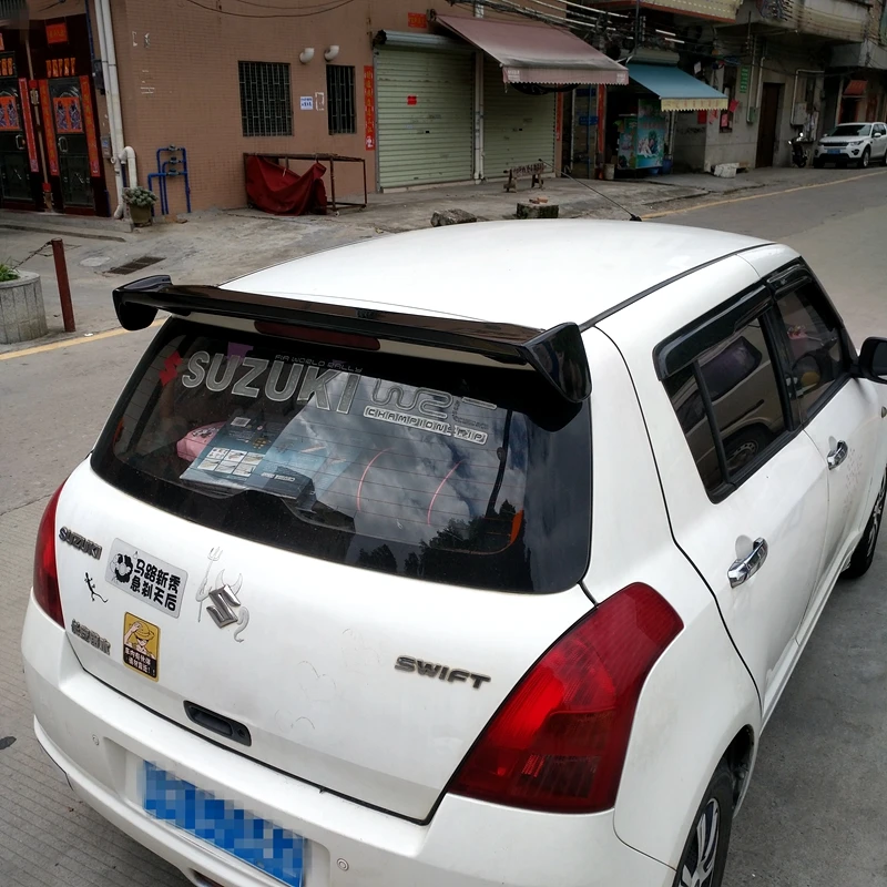 2005- Высококачественный ABS материал для suzuki swift стиль спойлер для большой высокой твердости спойлеров грунтовкой или DIY цветной краской