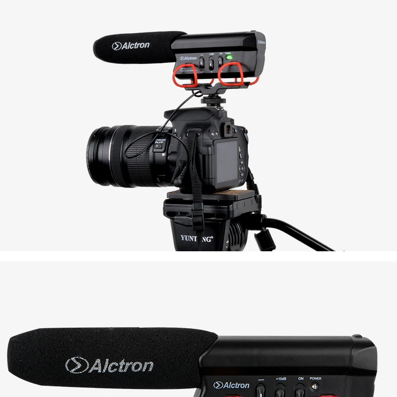 Alctron VM-5 микрофон для видеокамеры для интервью с пеной в комплекте