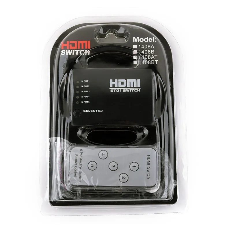 5 портов HDMI сплиттер HD к 1080P в 1 совместимый для HD-DVD SKY-STB PS3 Xbox 360 ТВ адаптер кабель |