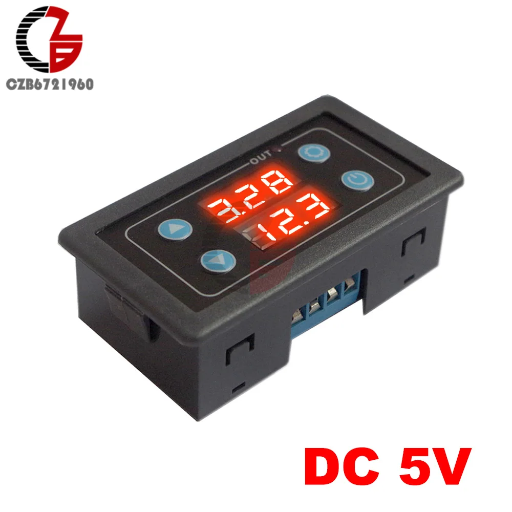 

Цифровой реле времени Time Delay Relay Module красный