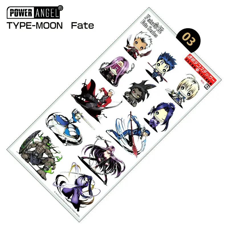 Горячая аниме Fate Stay Night Роскошные наклейки для Мобильный телефон ноутбук Книга