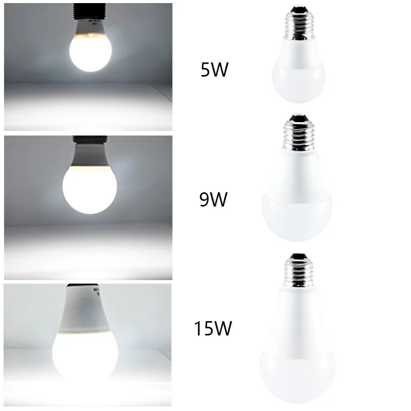 Лампада Светодиодная лампа AC DC 12 V 24 36 43 64 3 W 5 9 15 E27 B22 ampolleta ledlamp Солнечный свет