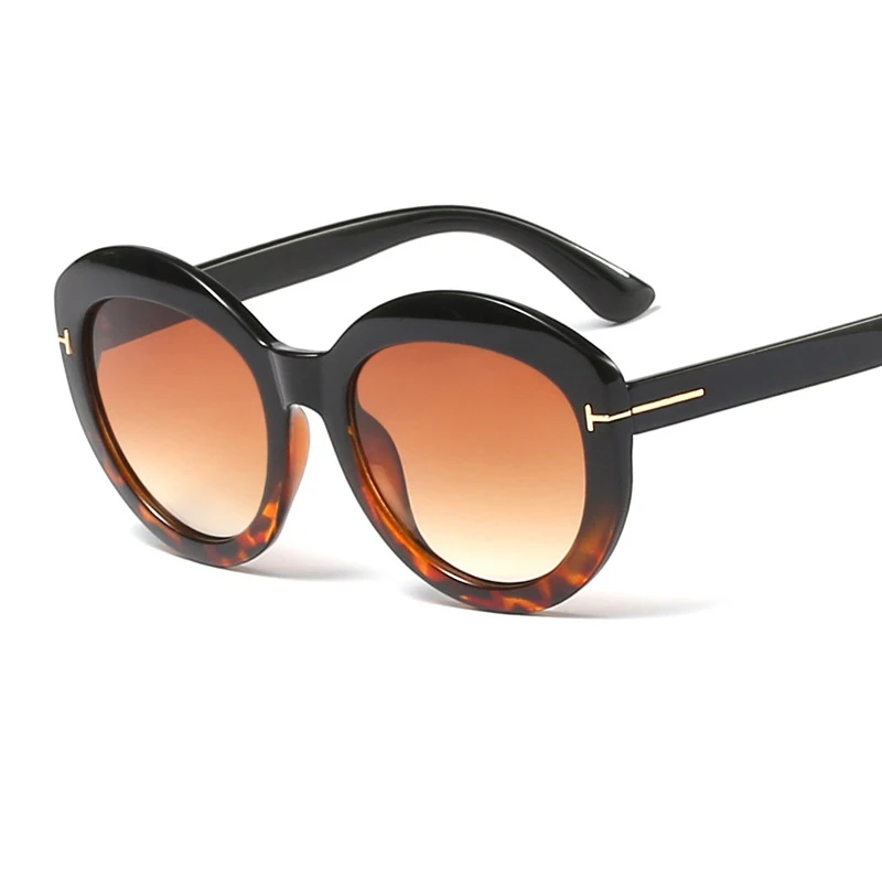 2019 Роскошные Овальные Солнцезащитные очки женские брендовые дизайнерские