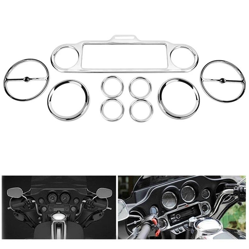 9 шт. рамка для приборной панели мотоцикла декоративный стерео акцент спидометр