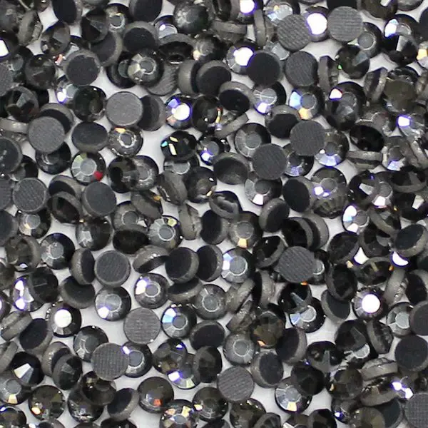 Серое страз DMC железные Стразы для аксессуаров одежды круглые стеклянные стразы