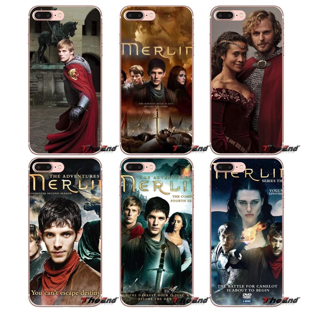 Аксессуары сезона Merlin чехлы для телефонов Huawei G7 G8 P7 P8 P9 Lite Honor 4C 5X 5C 6X Mate 7 8 9 Y3 Y5 Y6 II 2