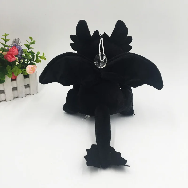 Черный Дракон плюшевая аниме периферийная кукла ярость Беззубик | Игрушки и