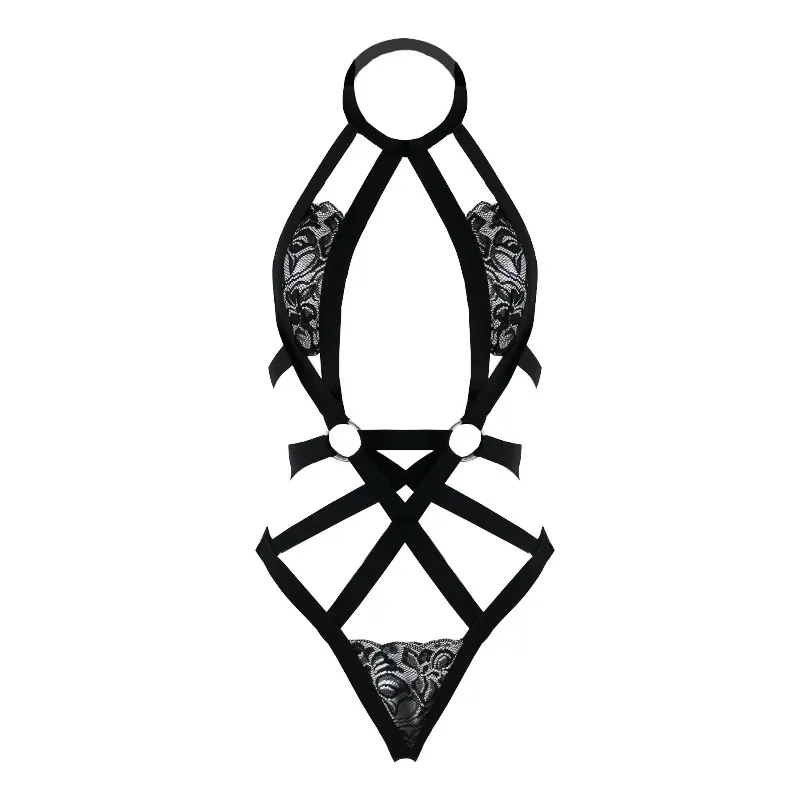 Сексуальная игрушка сексуальное женское нижнее белье с открытой промежностью, открытое Эротическое нижнее белье, кружевной прозрачный купальник, сексуальные кукольные костюмы интимный пояс