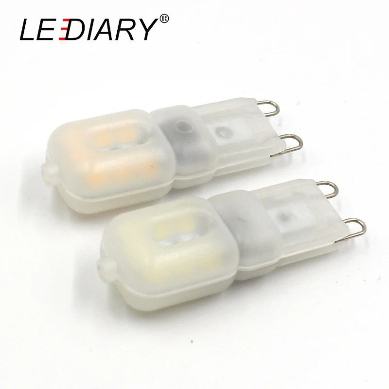 LEDIARY 5 шт./лот LED G9 лампы 220 В 240 заменить 25 Вт галогенные для люстры теплый белый
