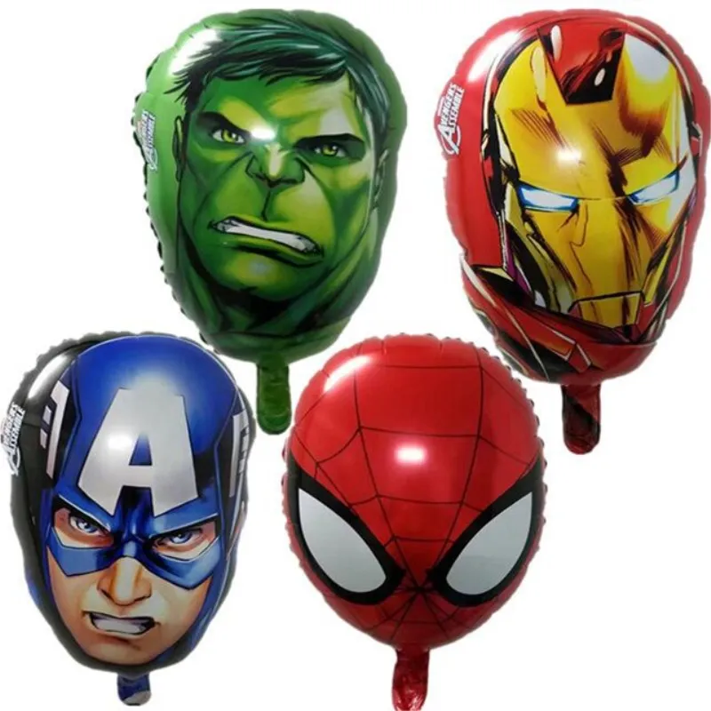 Balloons 10pcs 6 шт./лот мультфильм супергерой Супермен Мститель коробка конфет дети день рождения поставки попкорн Коробка Чехол подарок на вечеринку в честь рождения ребенка аксессуар - Цвет: Balloons 10pcs