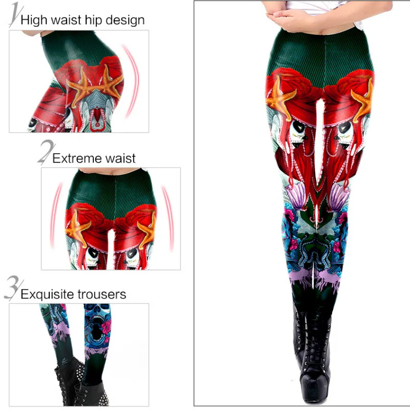 Колготки для бега спортивная одежда женщин тренажерный зал леггинсы до колена