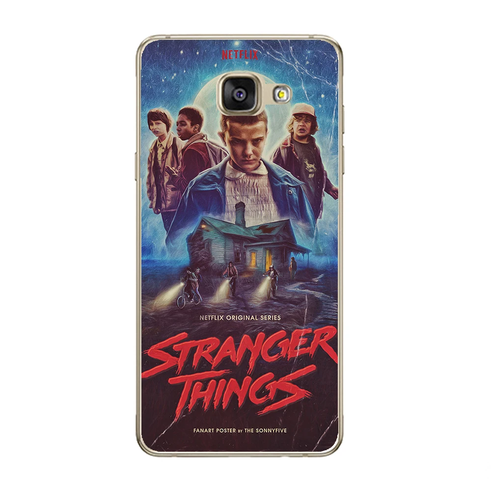 RUICCASE Matte Hard Plastic TV Stranger Things Pattern Case For Samsung Galaxy A3 A5 A7 J1 J3 J5 J7 2015 2016 2017 Phone Cover |