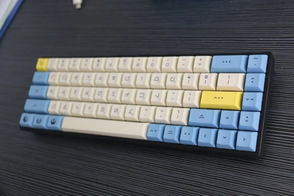 1 Набор DSA PBT с сублимационной краской колпачки для ключей 60% механическая клавиатура колпачки для ключей Godspeed цветовое соответствие для звездных войн холст Typeface