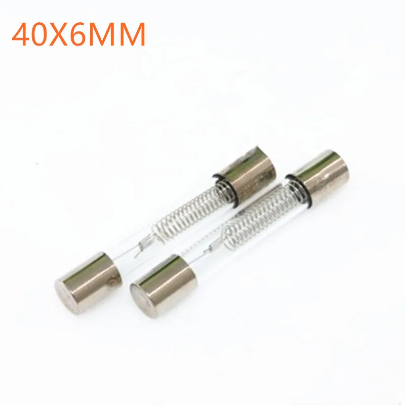 100 шт 5KV 0.75A 0.65A 0.7A 0.8A 0.9A 650mA 750mA 700mA 800mA 900mA микроволновая печь высоковольтный предохранитель 40*6 мм 6*40 мм