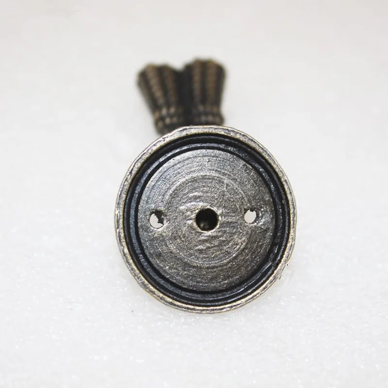 Античная ручка шкафа ящика Дверная сплава Передняя Отвертка из цинкового