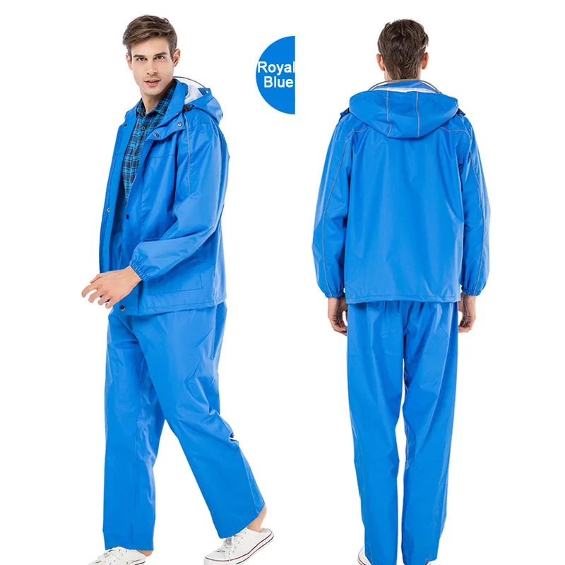 Дождевик Yuding из полиэстера для рыбалки мужские и женские дождевые брюки дождевик