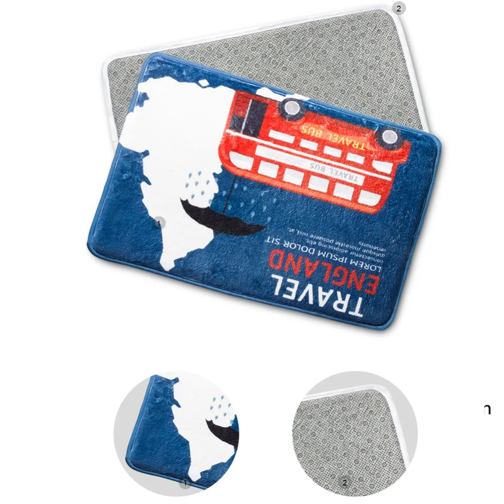 Ковер из меха леопарда HUGSIDEA на заказ с 3D принтом для спальни 59*40 см Мягкий