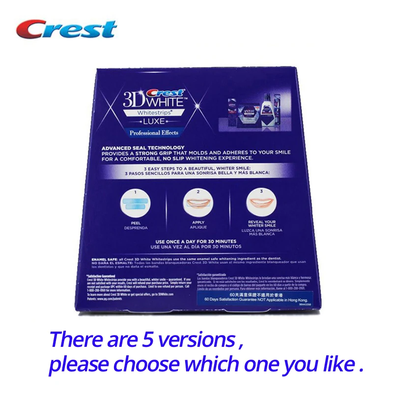 Новые VIP 3D белые отбеливание зубов полоски Бесплатная доставка|Отбеливание