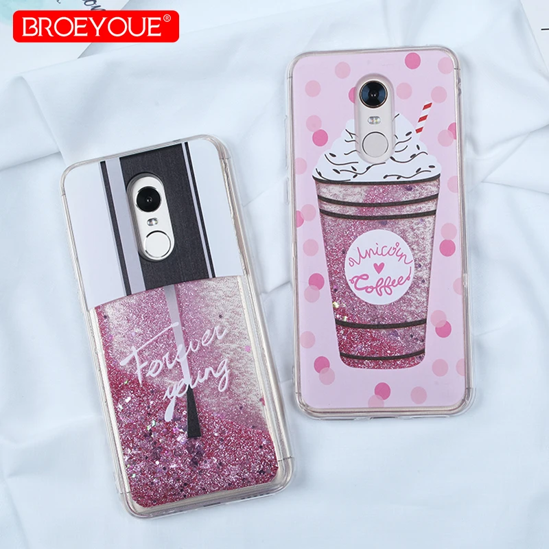 Case For Redmi 5 Plus 4X Quicksand Glitter Cute Cat Phone Covers 4A S2 Note Pro 4 3D Relief TPU Soft Capas |