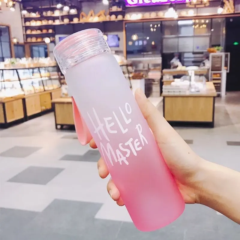 Стеклянная Спортивная бутылка для воды фруктовый сок езды на велосипеде бега