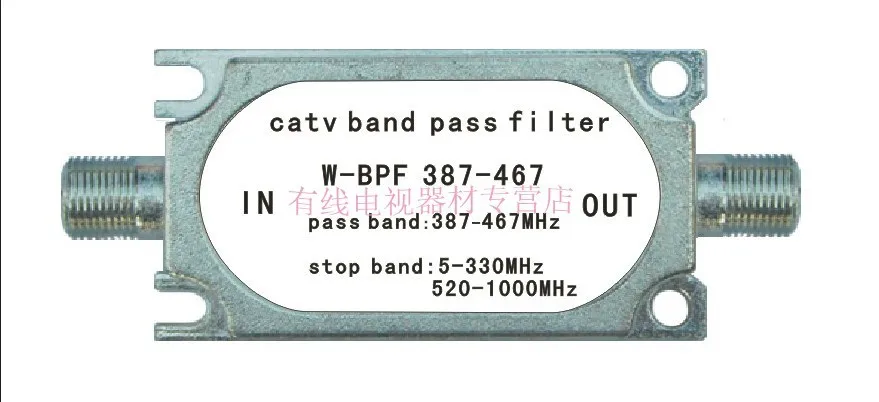 

Band Pass Filter for CATV System