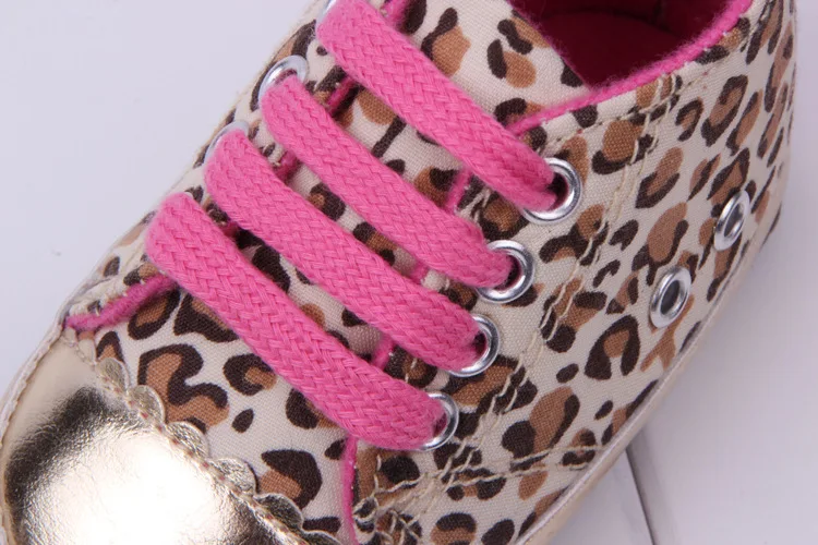 New Leopard Newborn Baby Shoes Girl Chaussure Mary Jane Infant Boots Kids Booties Toddler Sport Sneakers images - 6