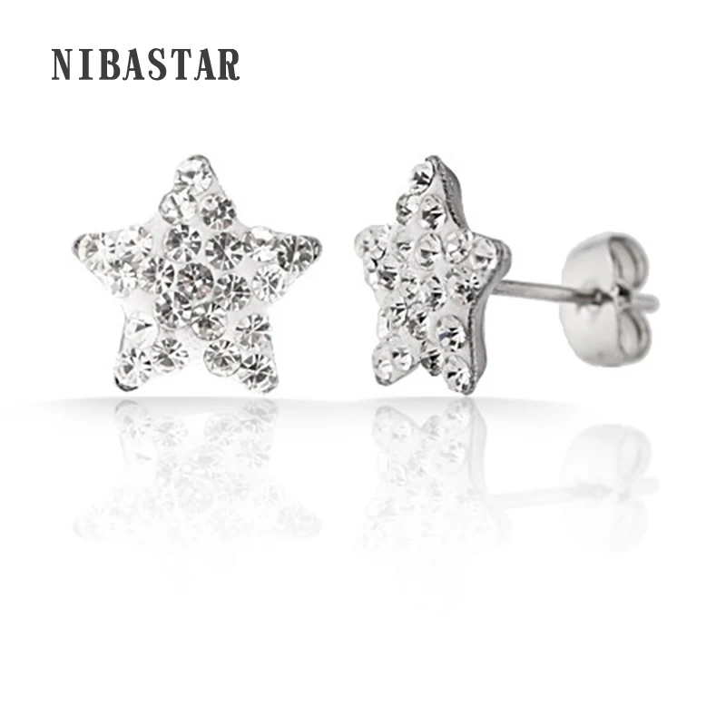 Новые модные корейские ювелирные изделия 9 цветов криатальная звезда новые милые