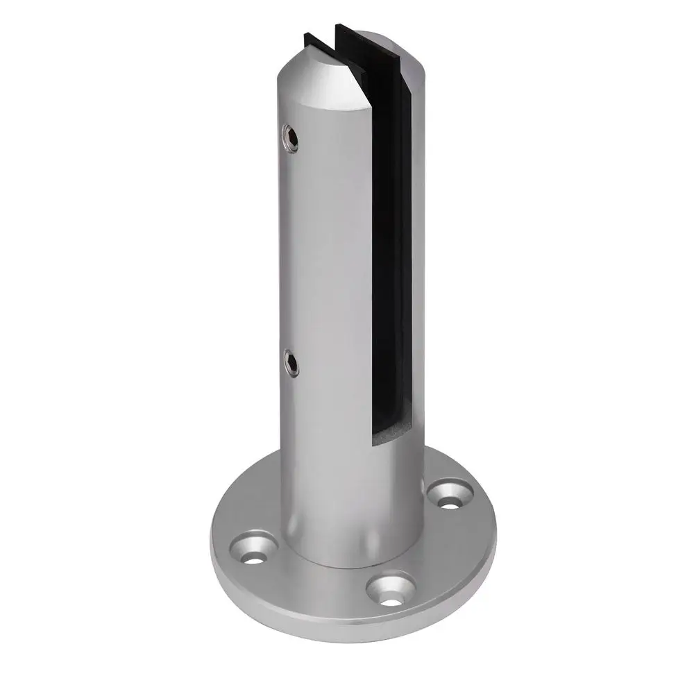 Алюминиевый перила Spigot бескаркасное Стеклянное Ограждение круглый балюстрада