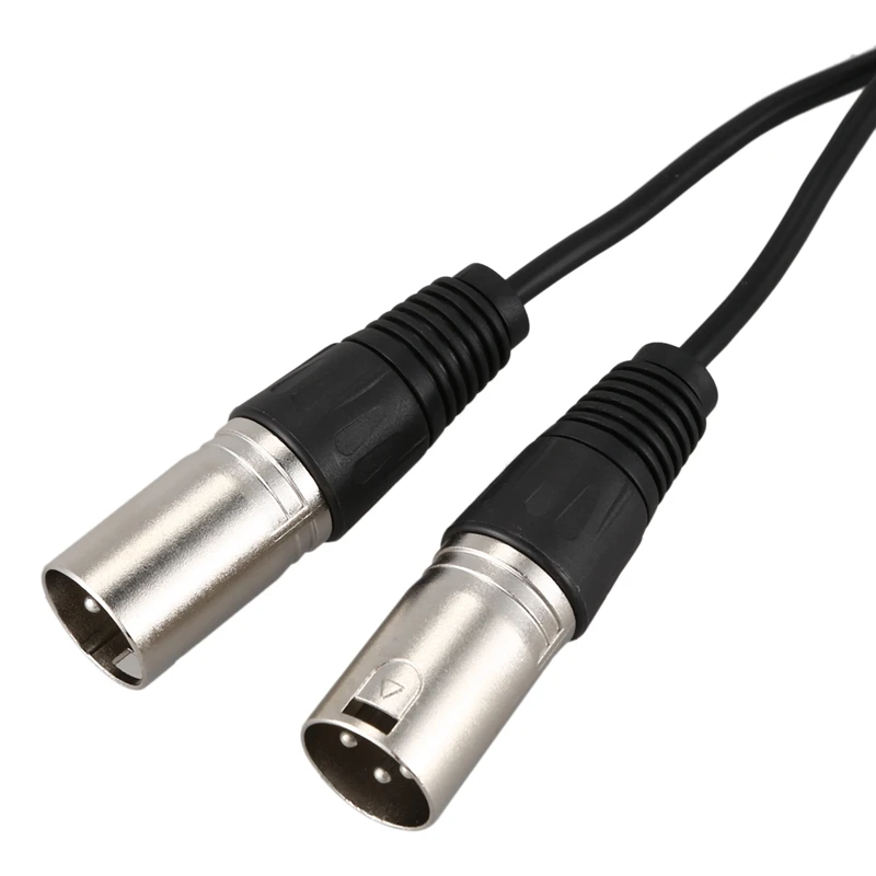 Новый 3pin XLR гнездовой разъем для двойной 2 Штекерный Y сплиттер кабель адаптер 1