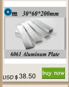 15*40*200 мм алюминиевый сплав 6061 пластина алюминиевый лист DIY Материал