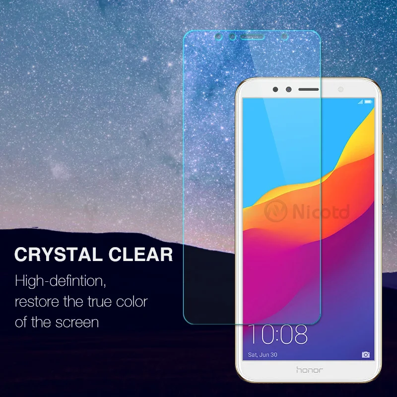 Nicotd 2 шт. 9H Премиум Закаленное стекло для Huawei Honor 7A pro 5 7 дюймов защита экрана