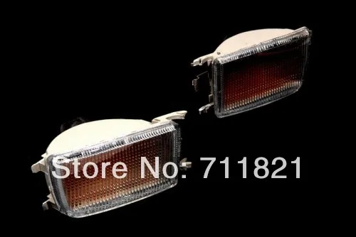 Прозрачные пластиковые линзы передний бампер указатели поворота для Volkswagen VW Golf /