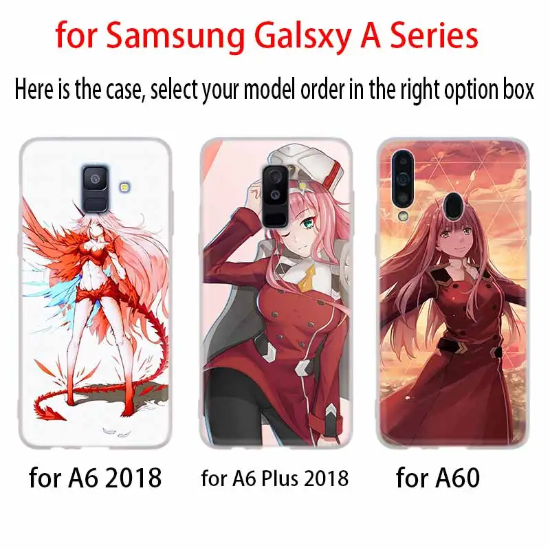 Роскошный чехол для Samsung A32 A52 A72 A12 A42 5g A21S A50 A51 A3 A5 A6 A7 A8 Plus 2018 2017 Cover The Franxx Anime |