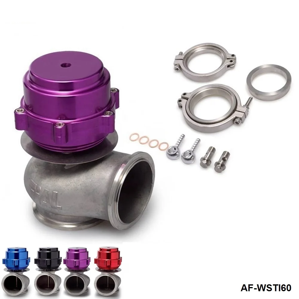 Универсальная заготовка алюминиевый автомобиль 60 мм Vband V60 Turbo Wastegate для Honda Mazda Toyota