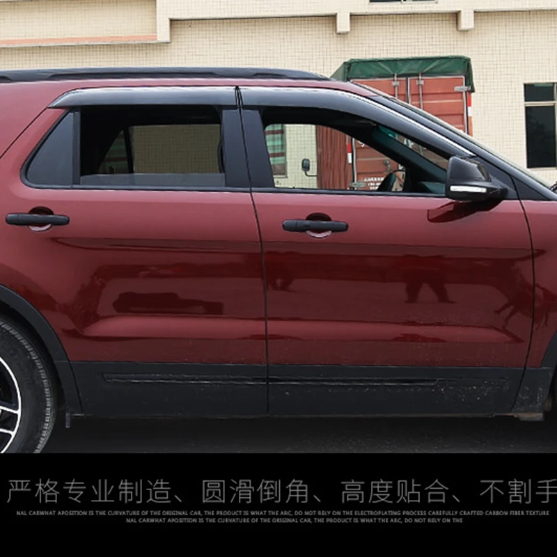Защитный козырек от дождя и солнца для Ford Explorer Sport 2011 2017 защитные Козырьки из АБС
