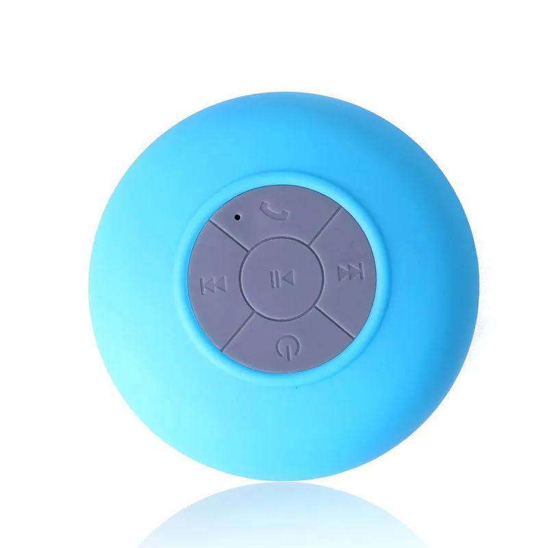 Синий Водонепроницаемый беспроводной Bluetooth динамик портативный мини-динамик Душ присоска анти-капля ванная комната Купание ребенок маленький динамик - Цвет: Синий