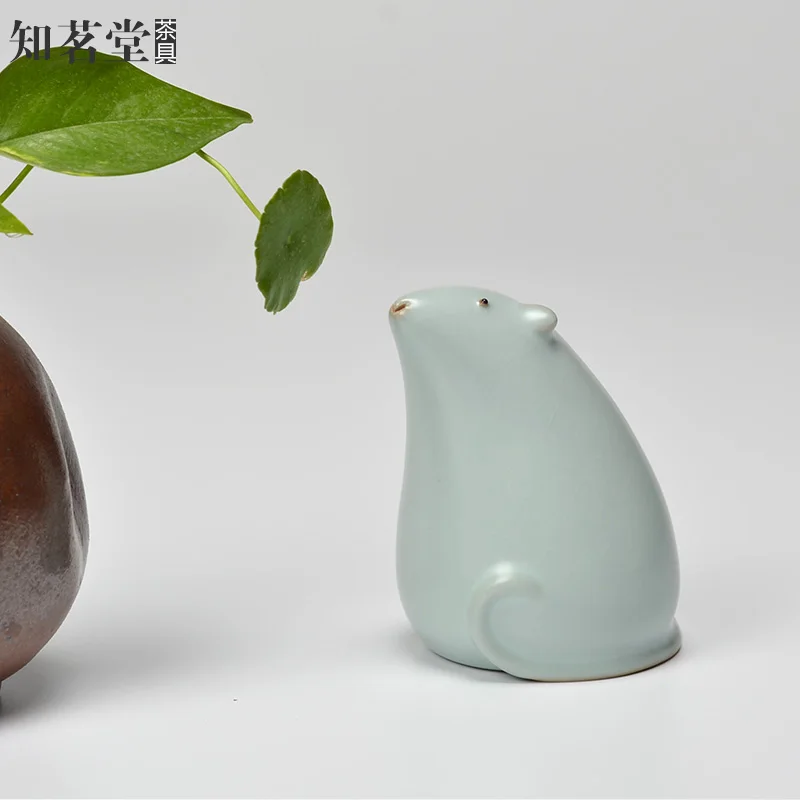 

Decolation pet furnishing articles decoration ceramic mini mouse and pig