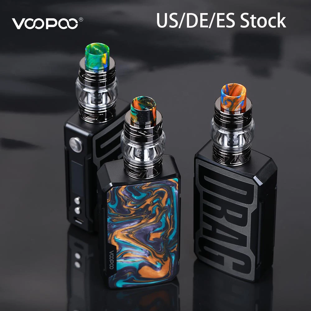 Оригинальный 177W VOOPOO DRAG 2 комплект Vape мл 5 Uforce T2 Tank U2 Coil GENE Fit Chip Fast Fire Speed Vs Drag 157W