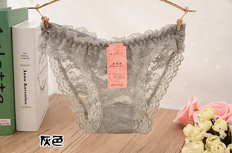 hot sale sexy underware women briefs transparent panties cute vs pink lace panty hollow out brief thongs and g strings |
